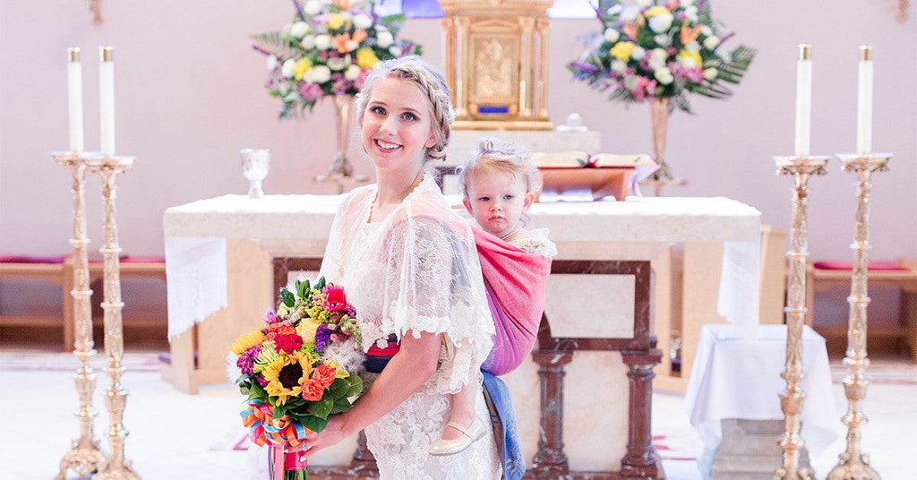 Best Baby Slings For Weddings - For Brides, Grooms & Guests! - Oscha Slings