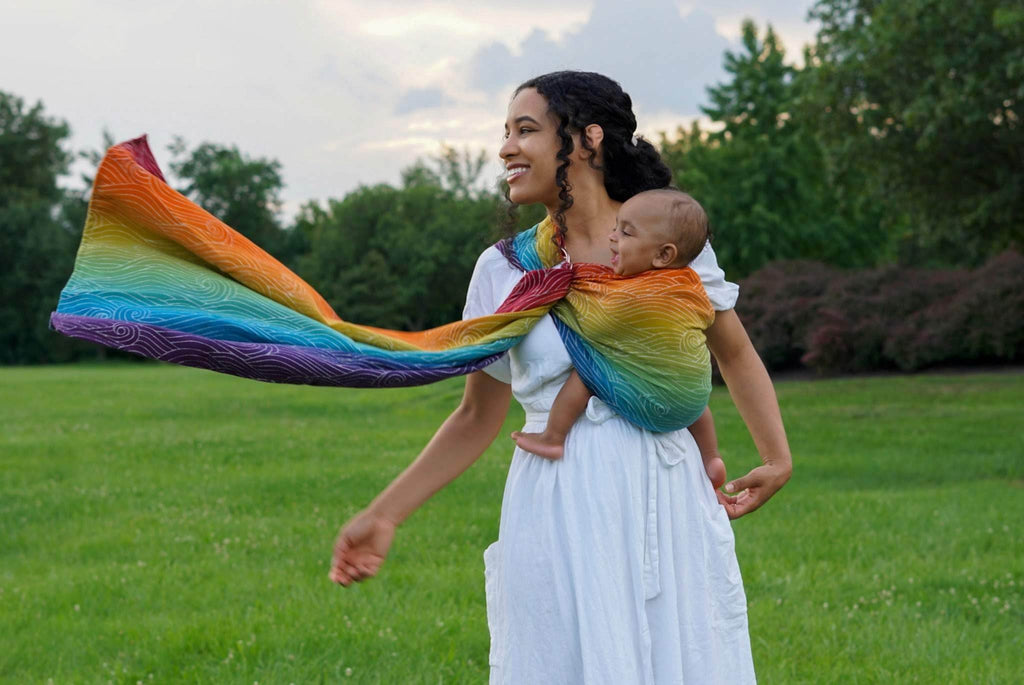 Carrying Your Rainbow Baby This International Babywearing Week - Oscha Slings