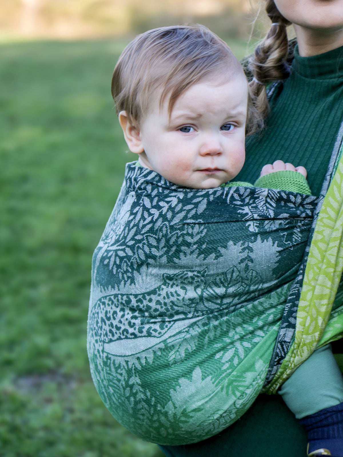 Jungle Through the Glade Baby Wrap