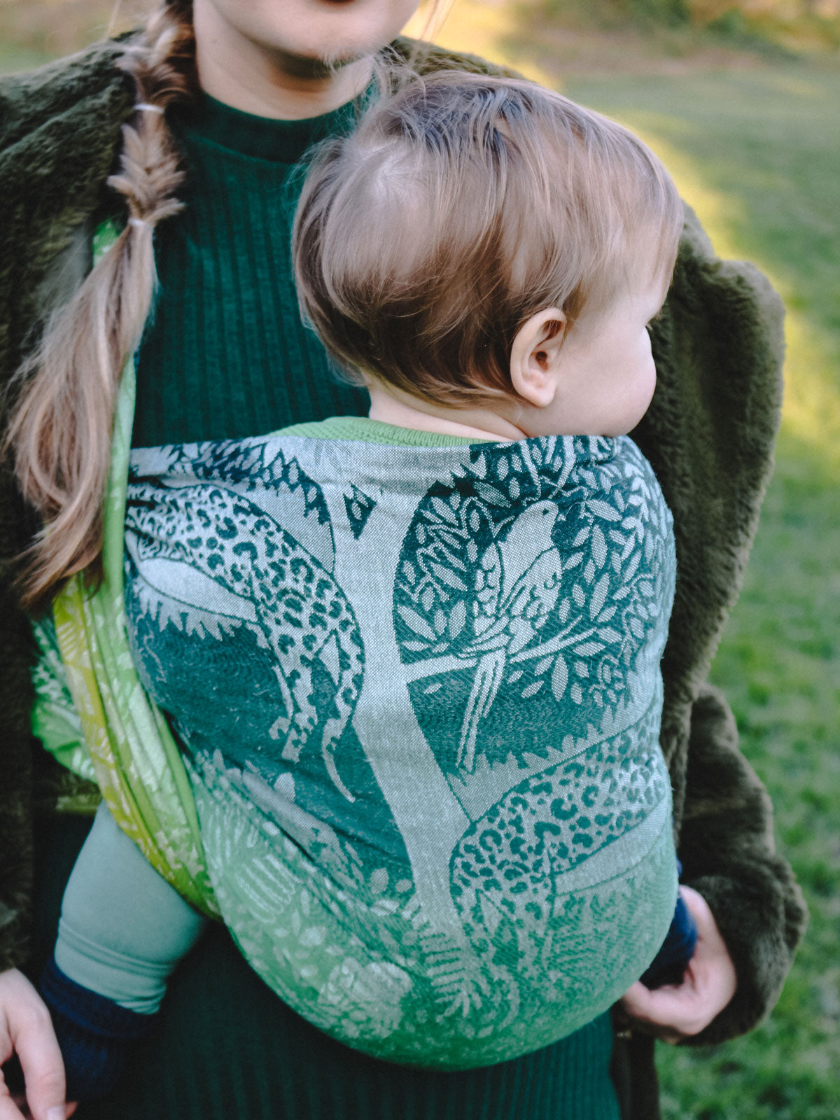 Jungle Through the Glade Baby Wrap