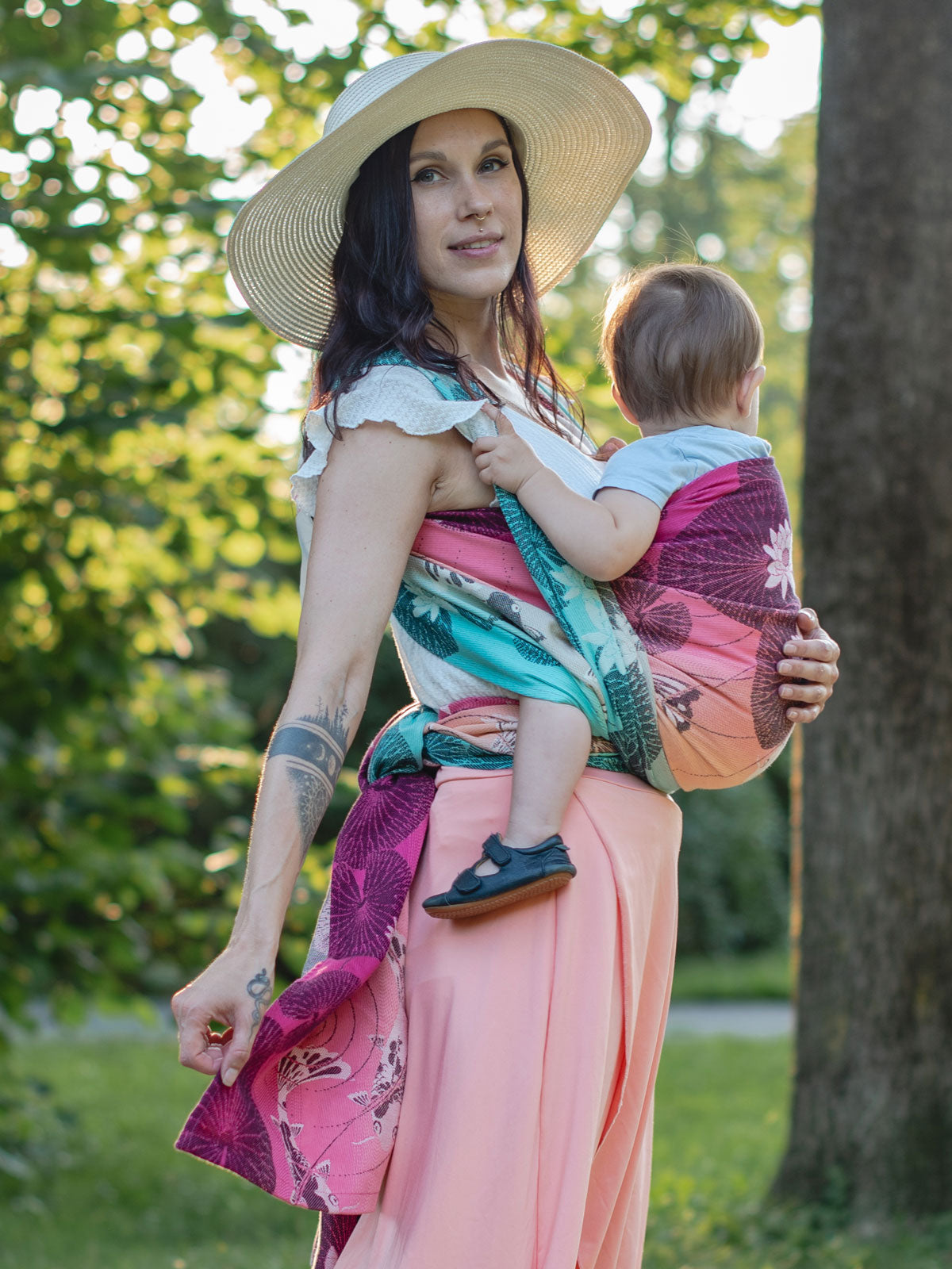 Koi Macaron Baby Wrap