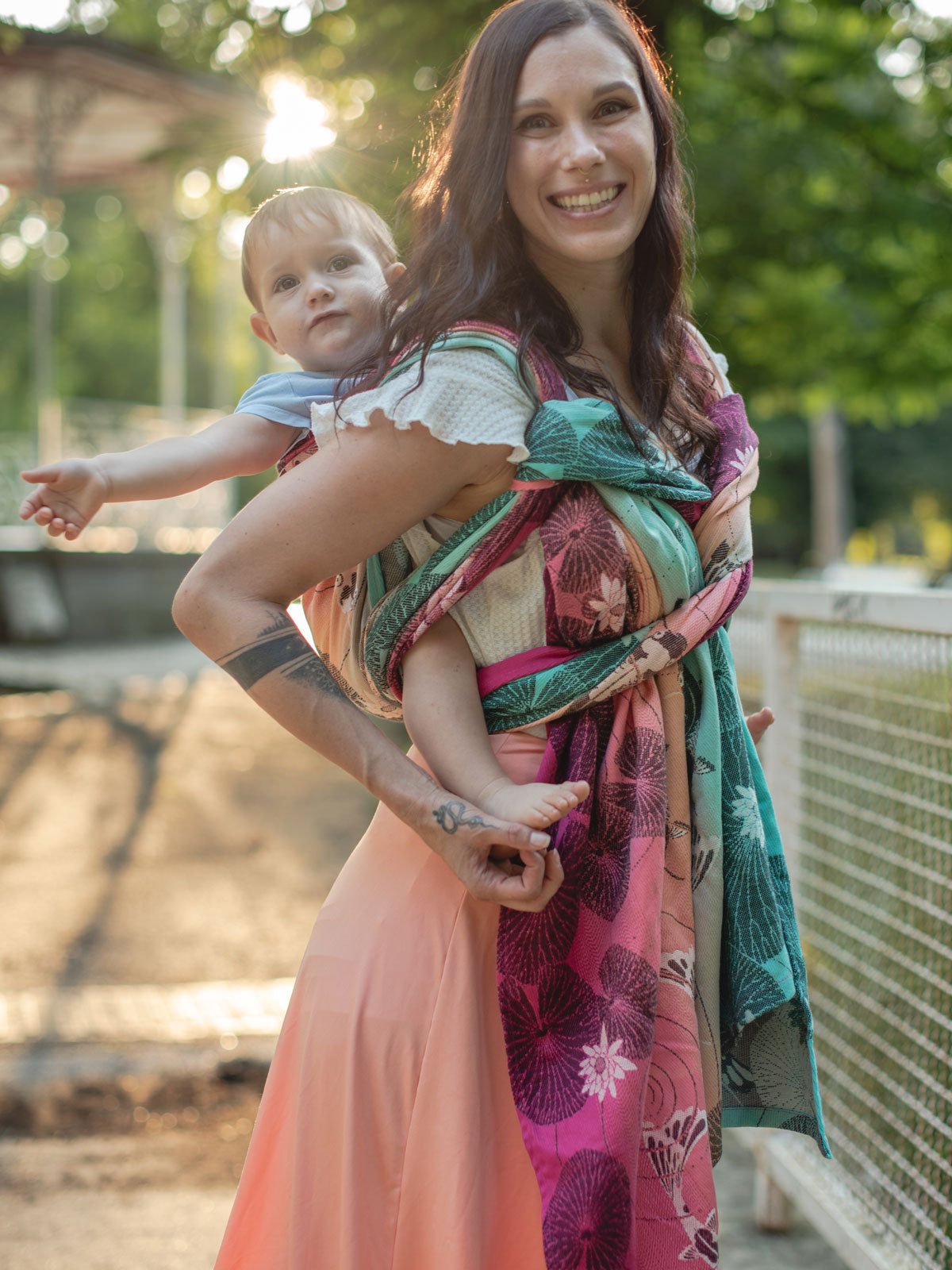 Koi Macaron Baby Wrap
