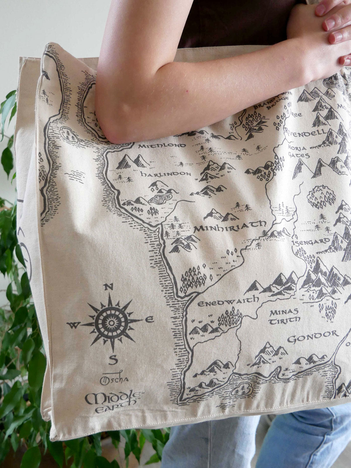 Realm of Middle-earth Large Eco Tote