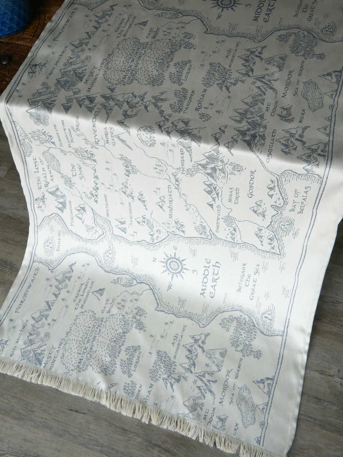 Realm of Middle Earth Ink Scarf