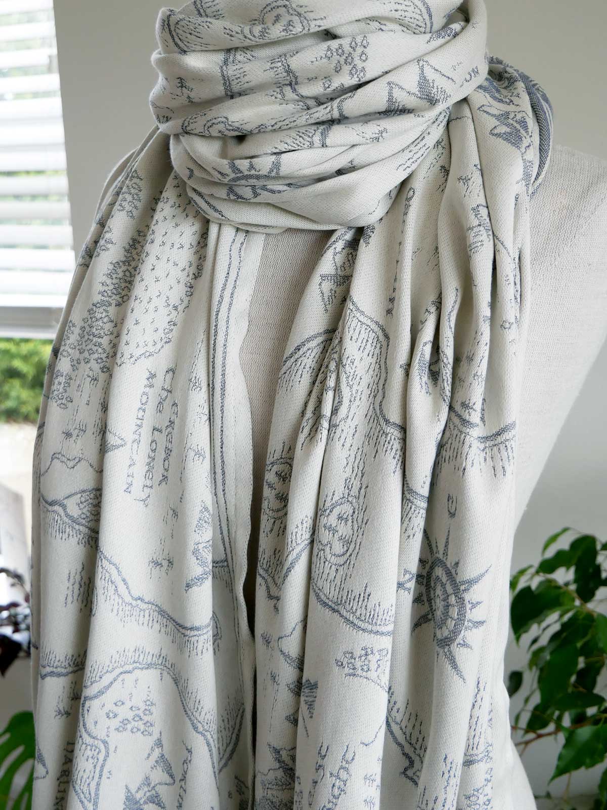 Realm of Middle Earth Ink Scarf