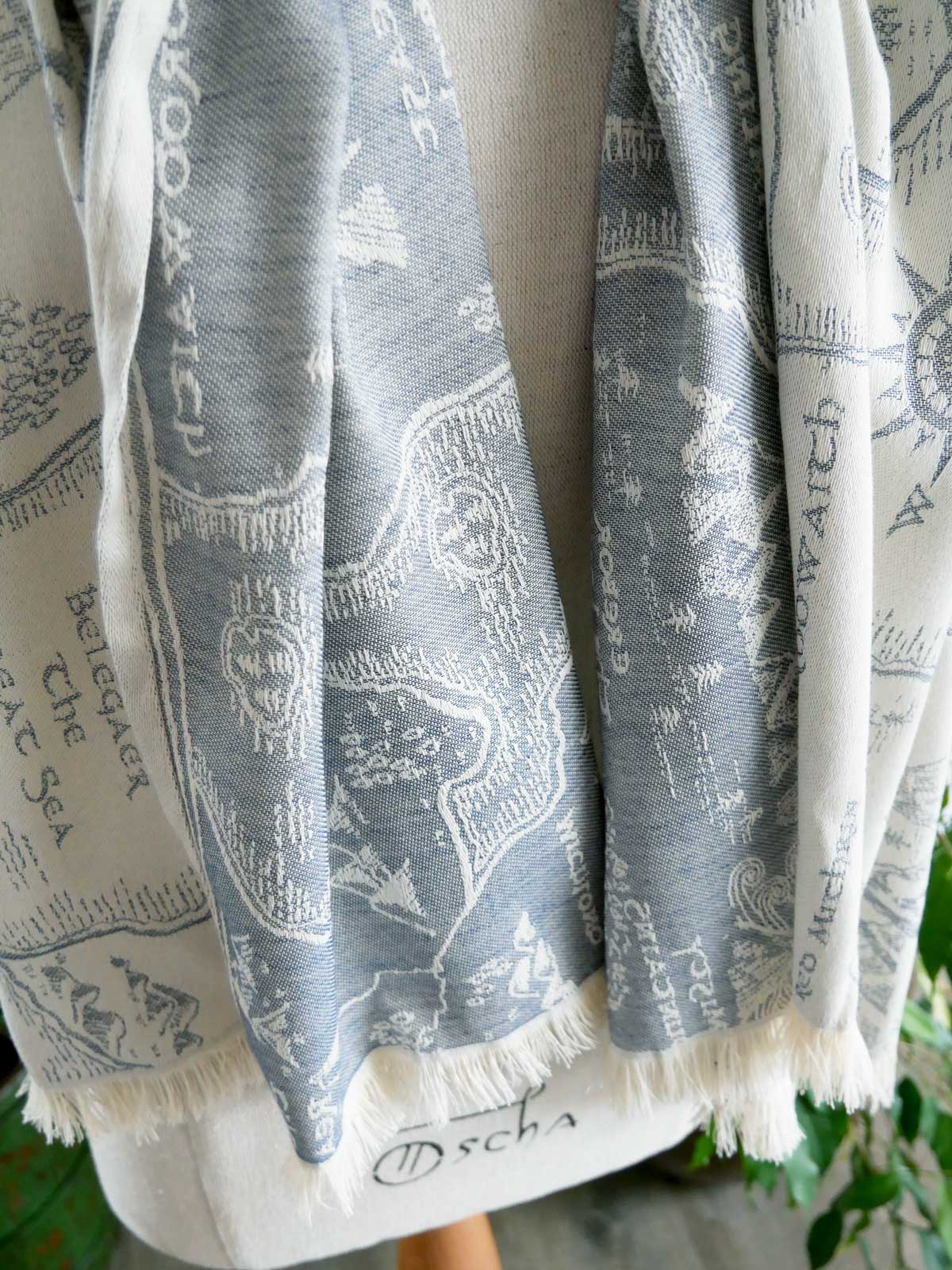 Realm of Middle Earth Ink Scarf