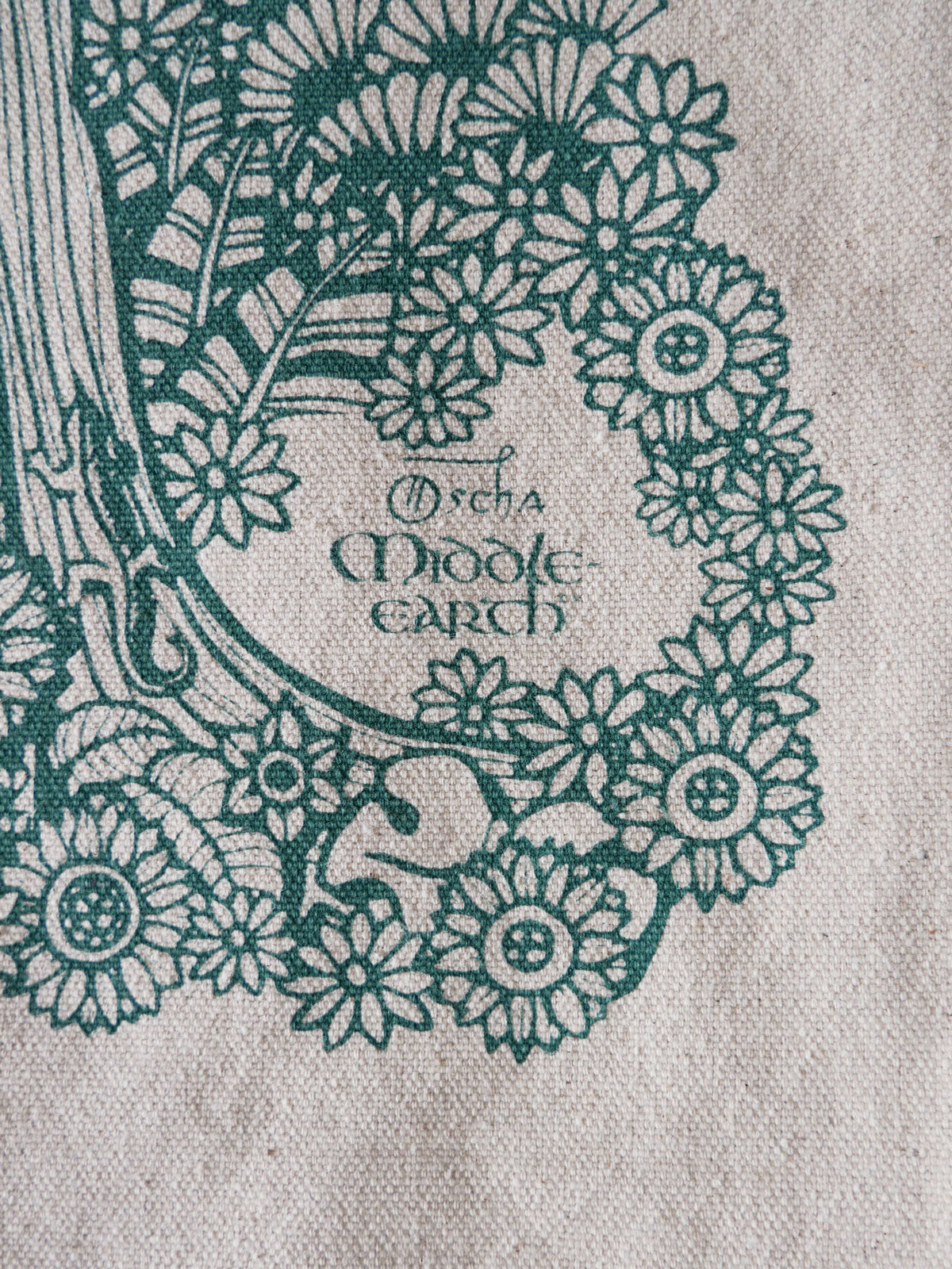 The Middle-earth design on Large Shire Eco Tote Bag
