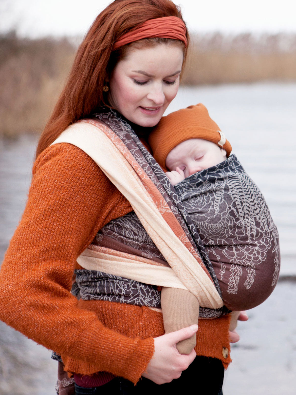 Succulents Desert Bloom Baby Wrap