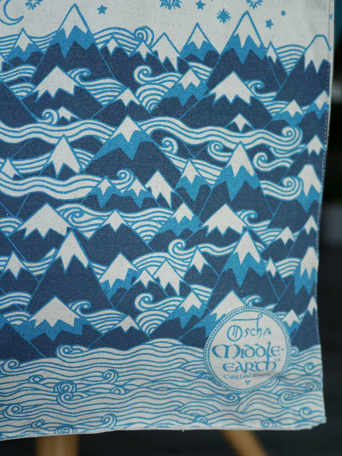 Misty Mountains Indigo Eco Tote Bag