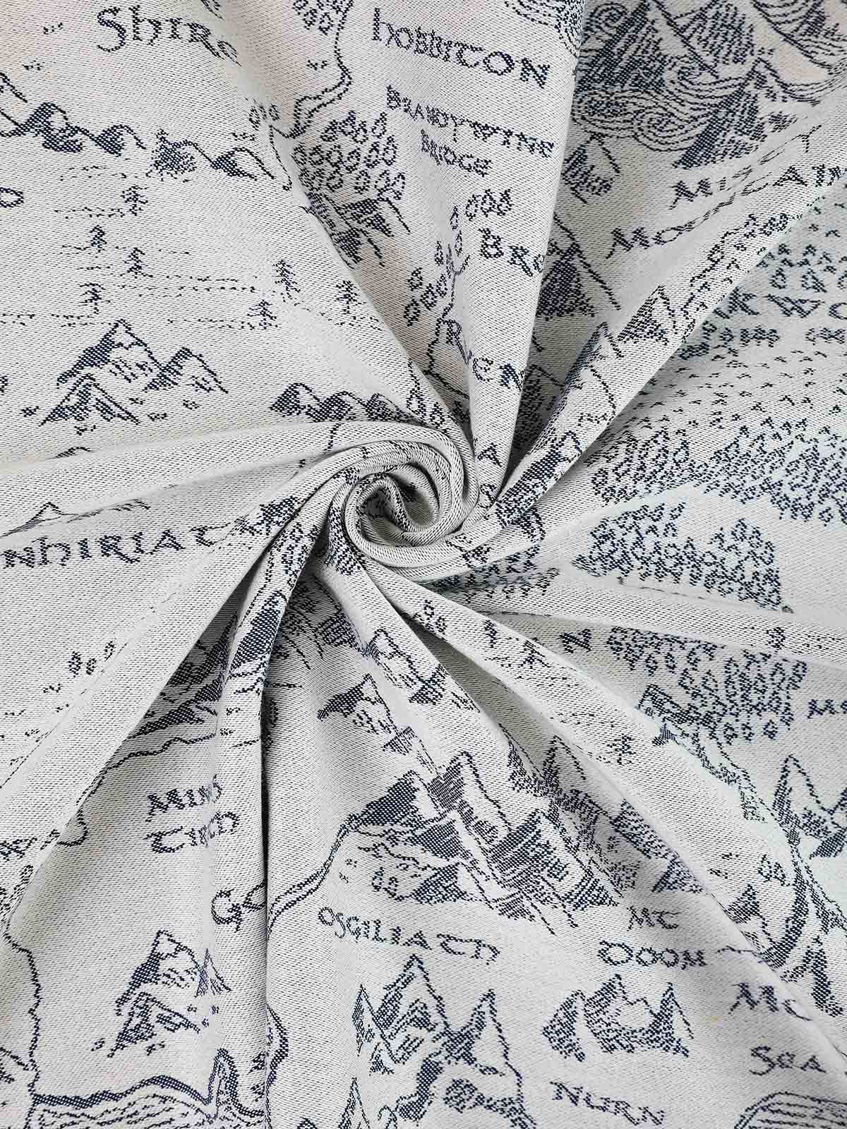 Realm of Middle-earth Ink Fabric Pieces