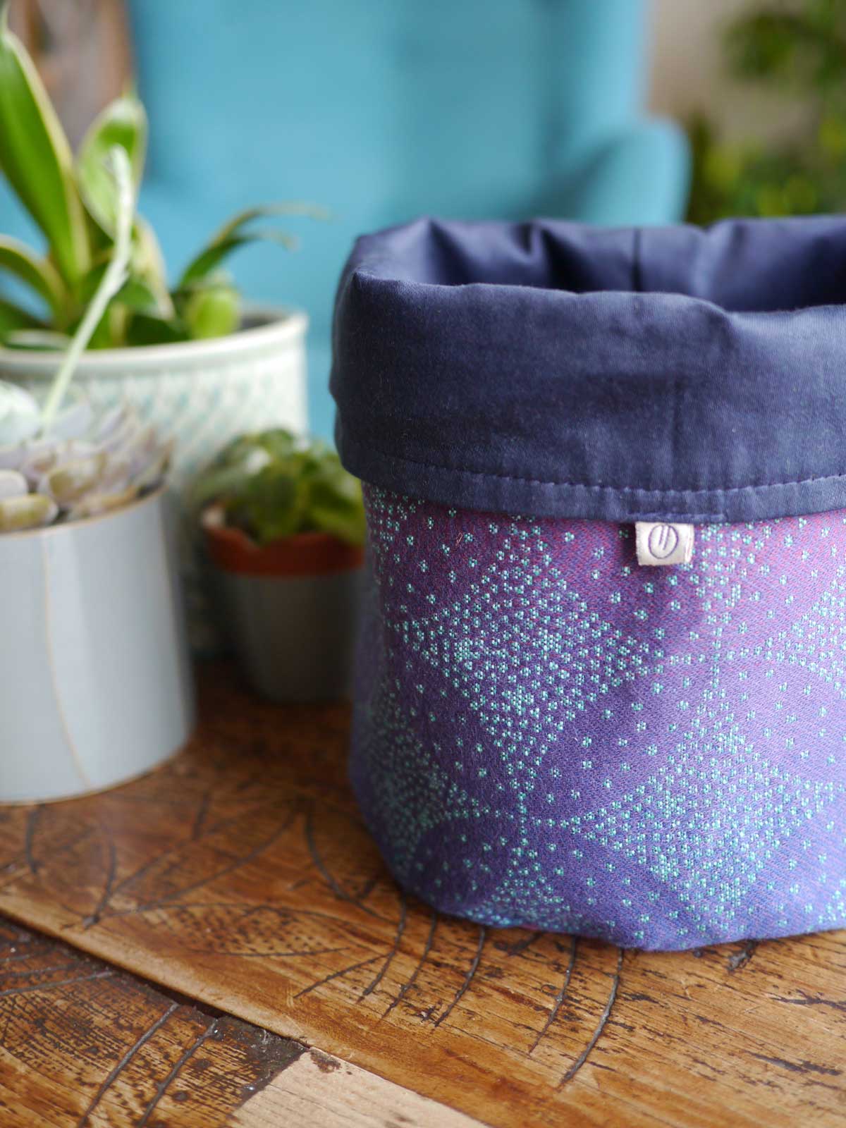 Starry Night Brew with Wild Silk Storage Basket