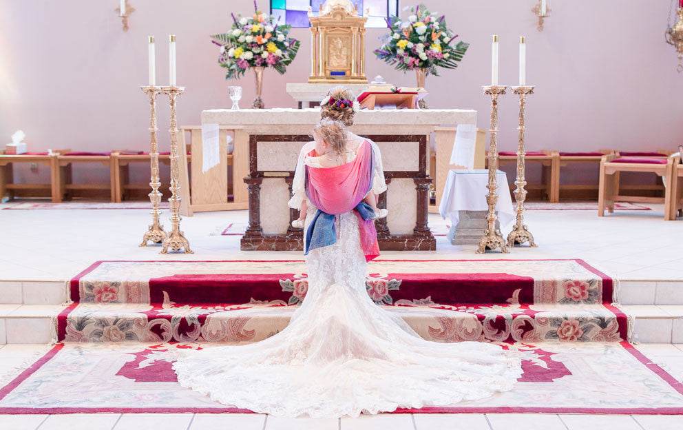 5 Reasons to Use a Baby Carrier on Your Wedding Day - Oscha Slings
