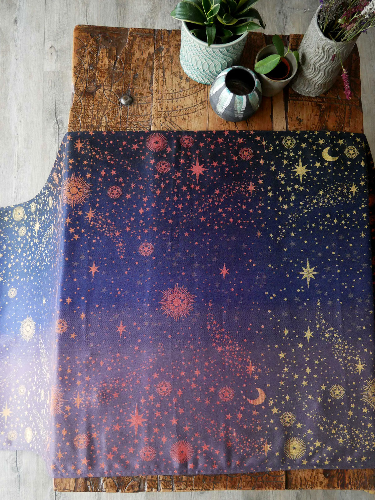 Constellation Velvet Sky Fabric Pieces