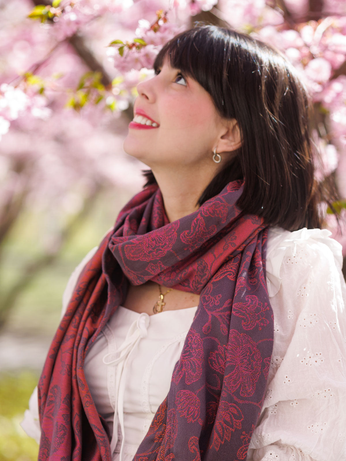 Dahlia Your Praises for Ever Shall Speak Shawl