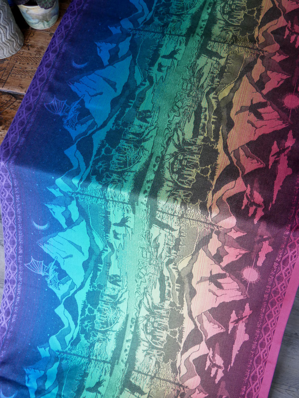Hobbit Quest Suncatcher Fabric Pieces (Woven Second) [Grade 2]