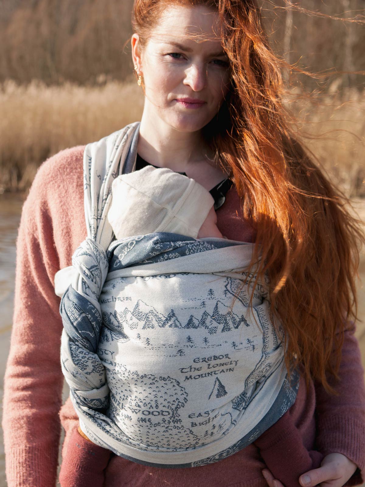 Realm of Middle-earth Ink Baby Wrap (Woven Second) [Grade 2]