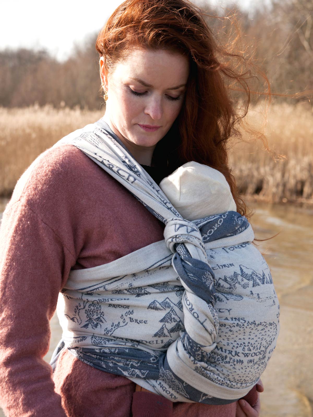 Realm of Middle-earth Ink Baby Wrap (Woven Second) [Grade 2]
