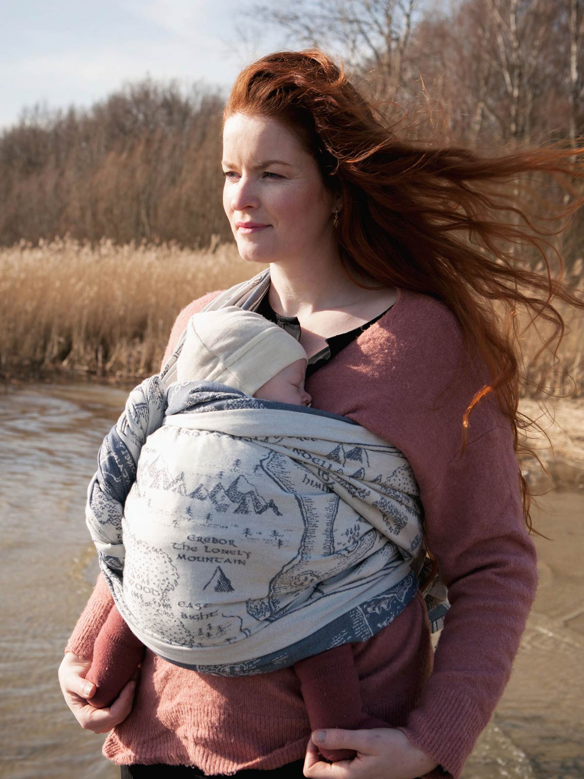 Realm of Middle-earth Ink Baby Wrap (Woven Second) [Grade 2]