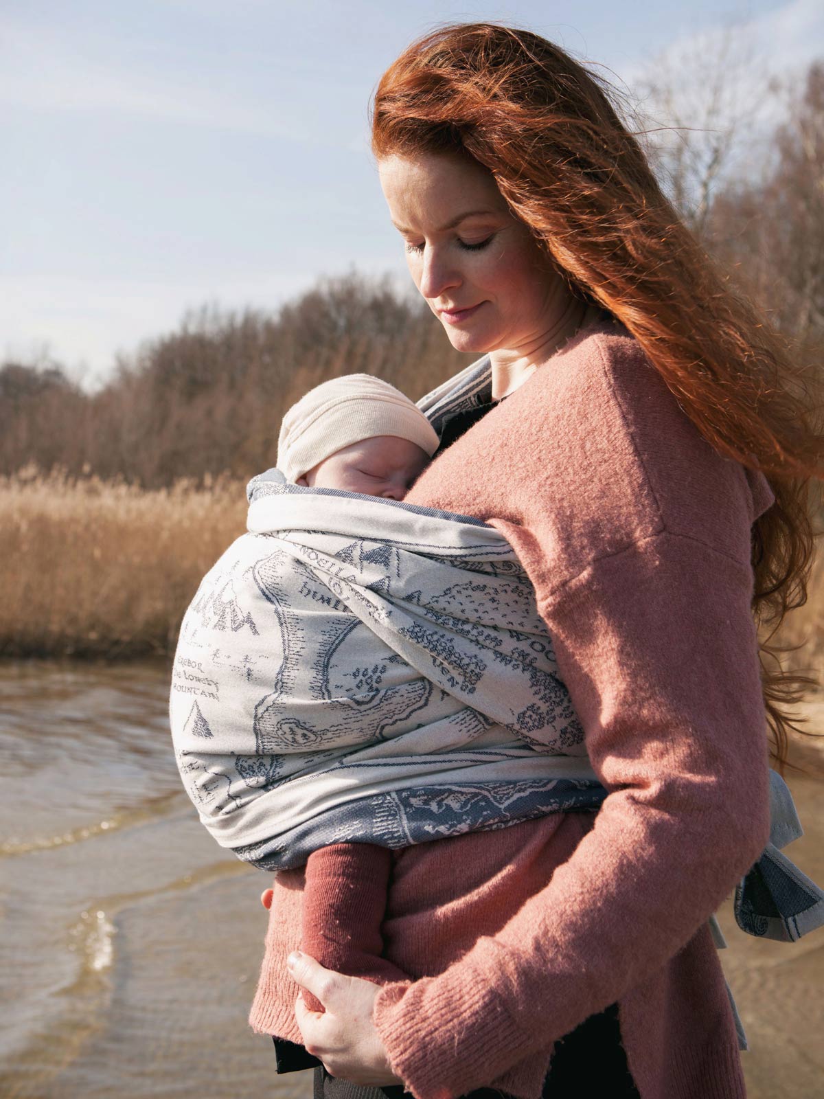Realm of Middle-earth Ink Baby Wrap (Woven Second) [Grade 2]