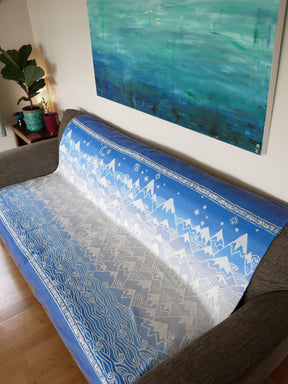 Misty Mountains Aduial Brushed Cotton Blanket