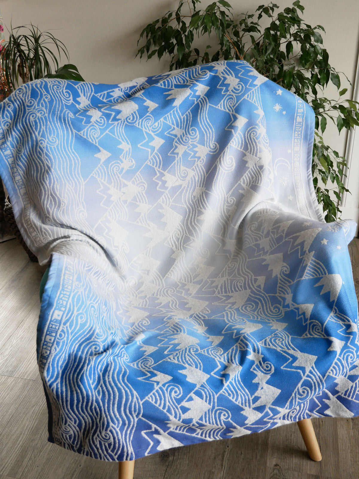 Misty Mountains Aduial Brushed Cotton Children's Blanket