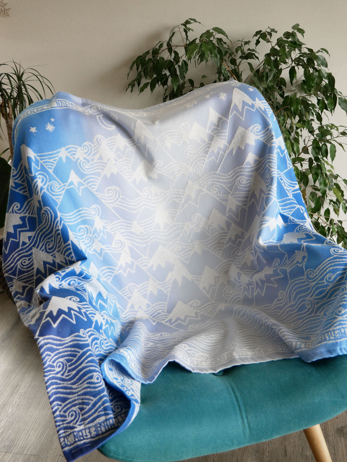 Misty Mountains Aduial Brushed Cotton Children's Blanket