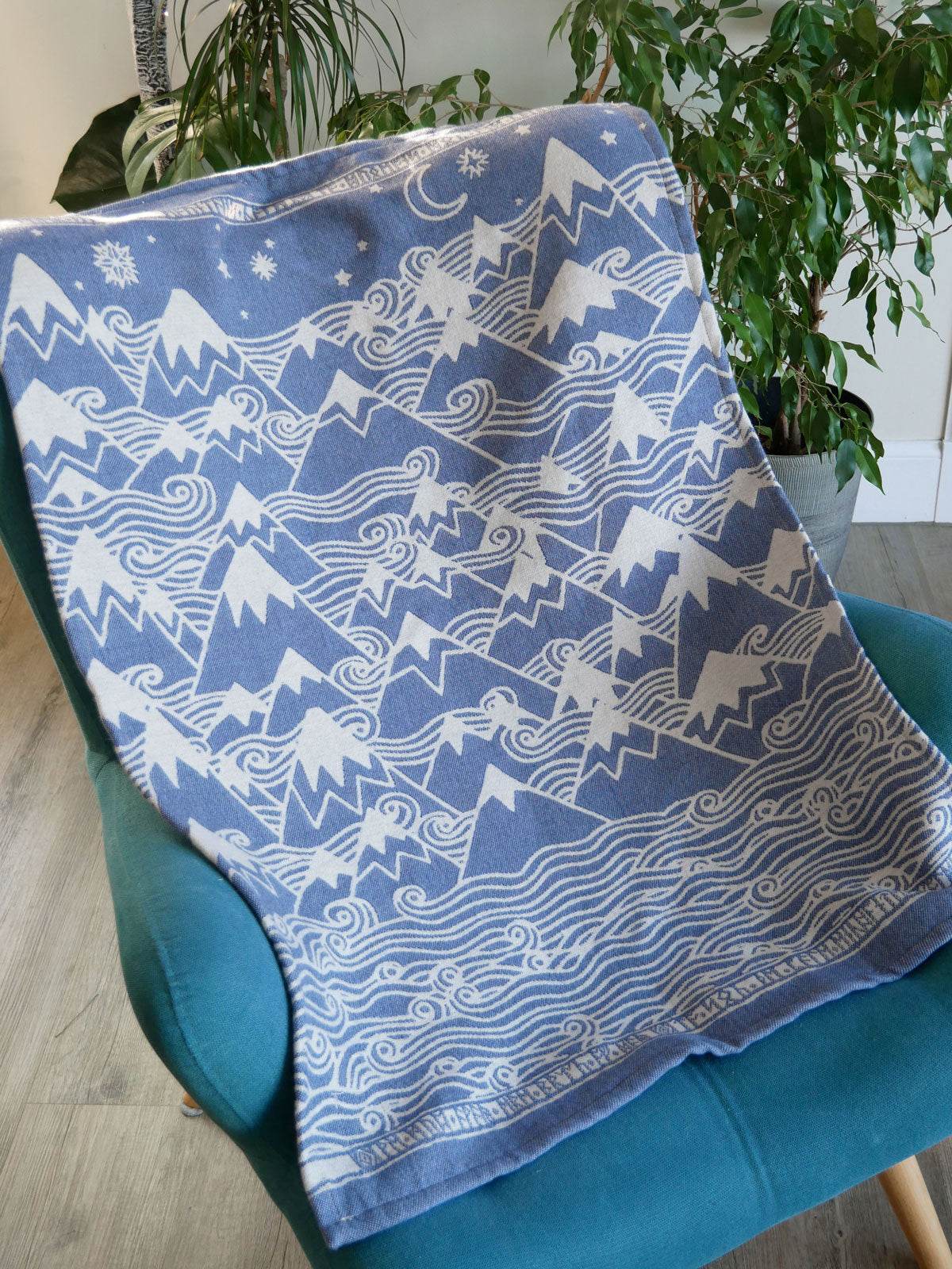 Misty Mountains Hîth Cashwool Baby Blanket - Oscha Slings