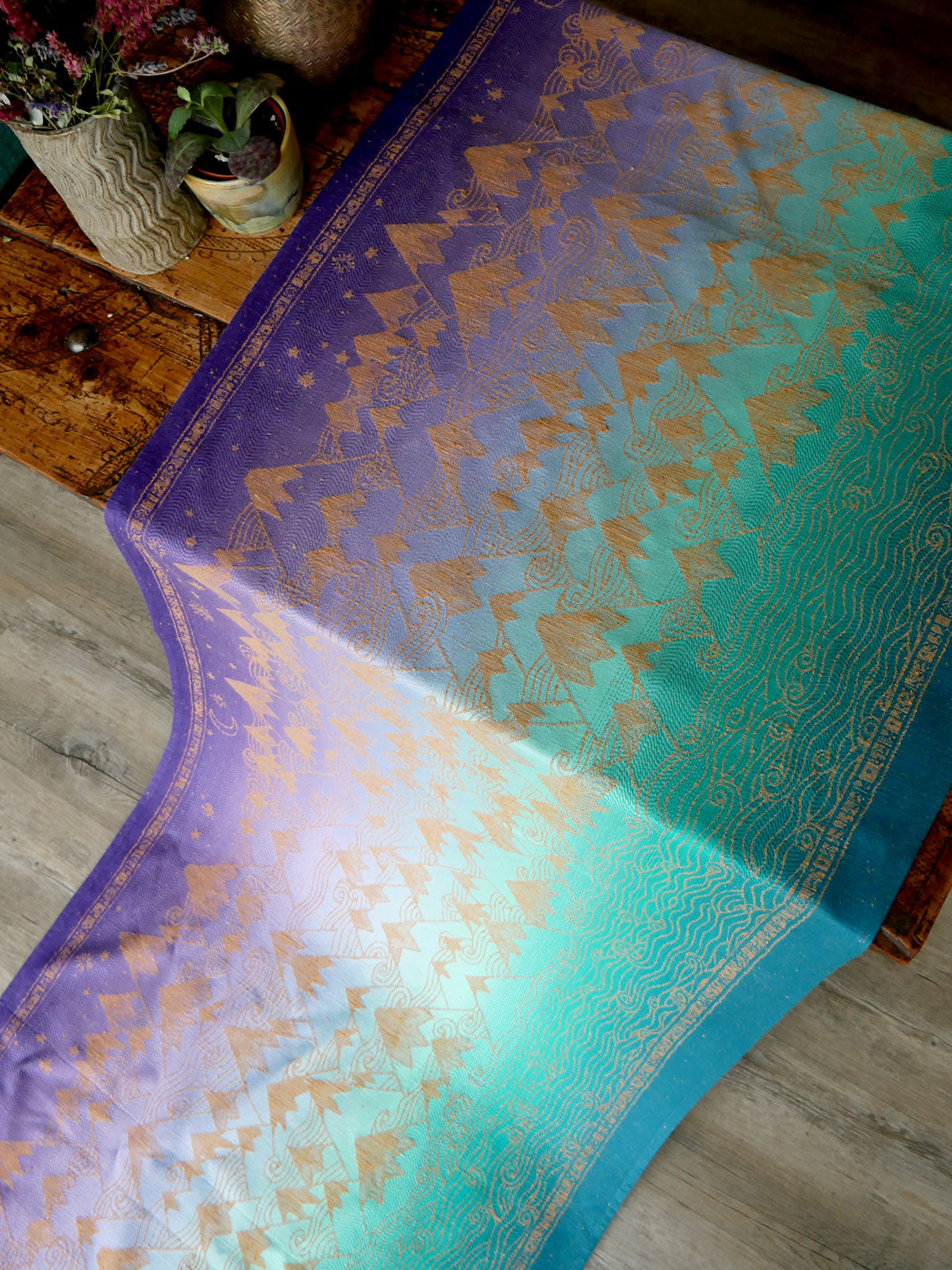 Misty Mountains Summit of Peace Fabric Pieces