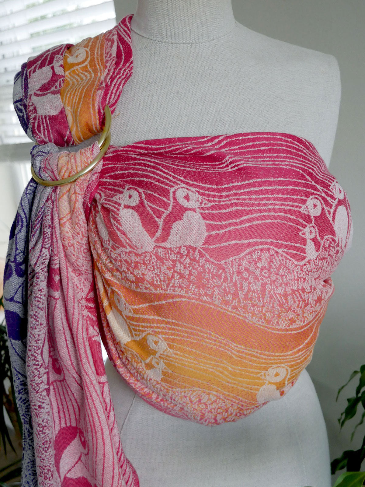 Puffins Evening Song Ring Sling