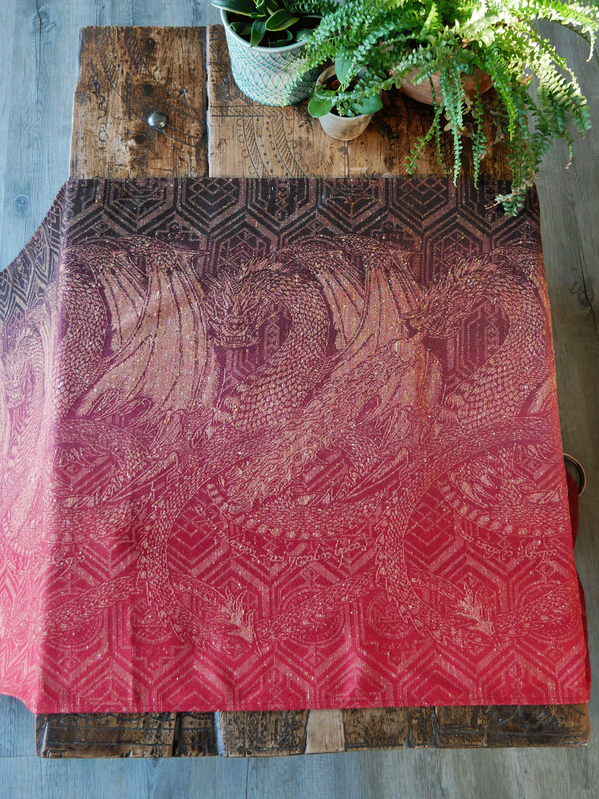 Smaug Gilded Wings Fabric Pieces