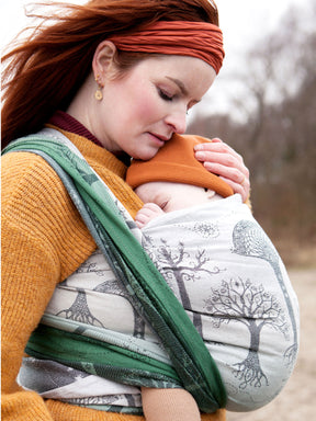 Trees of Gondor Through the Mist Baby Wrap (Woven Second) [Grade 2]