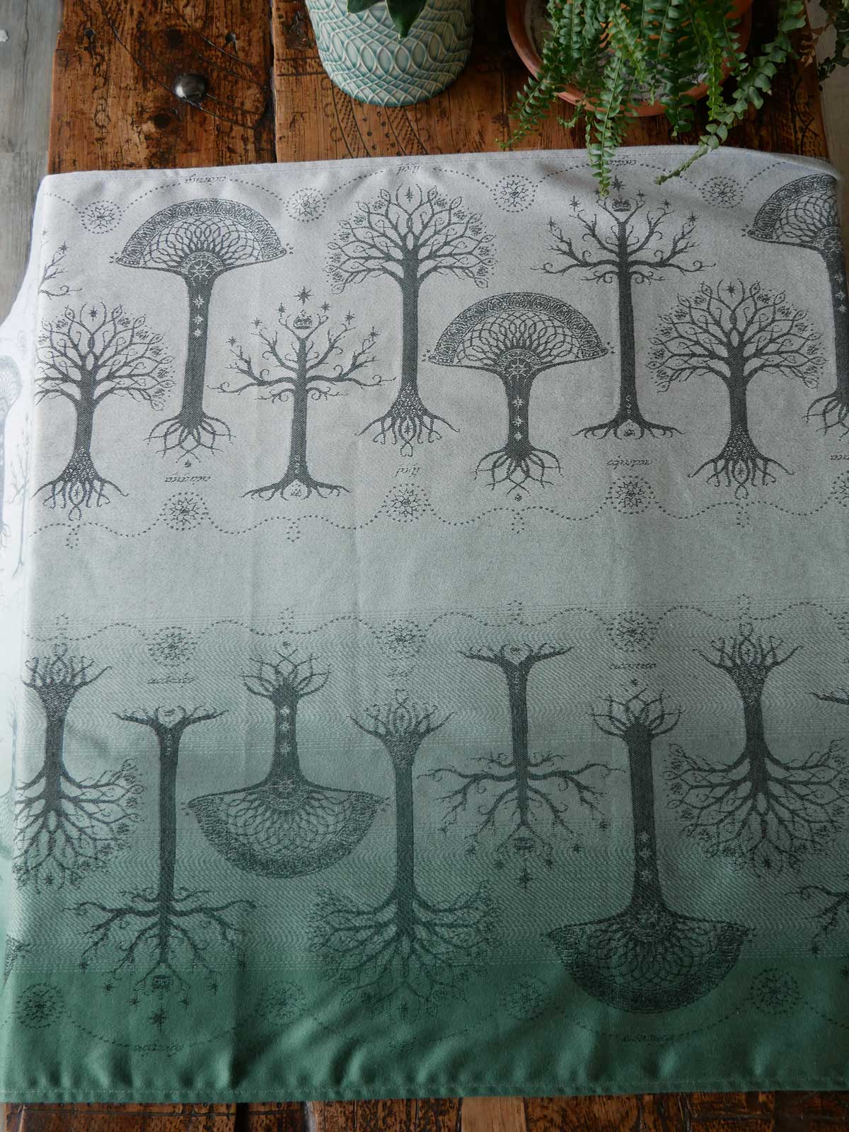 Trees of Gondor Through the Mist Baby Wrap (Woven Second) [Grade 2]
