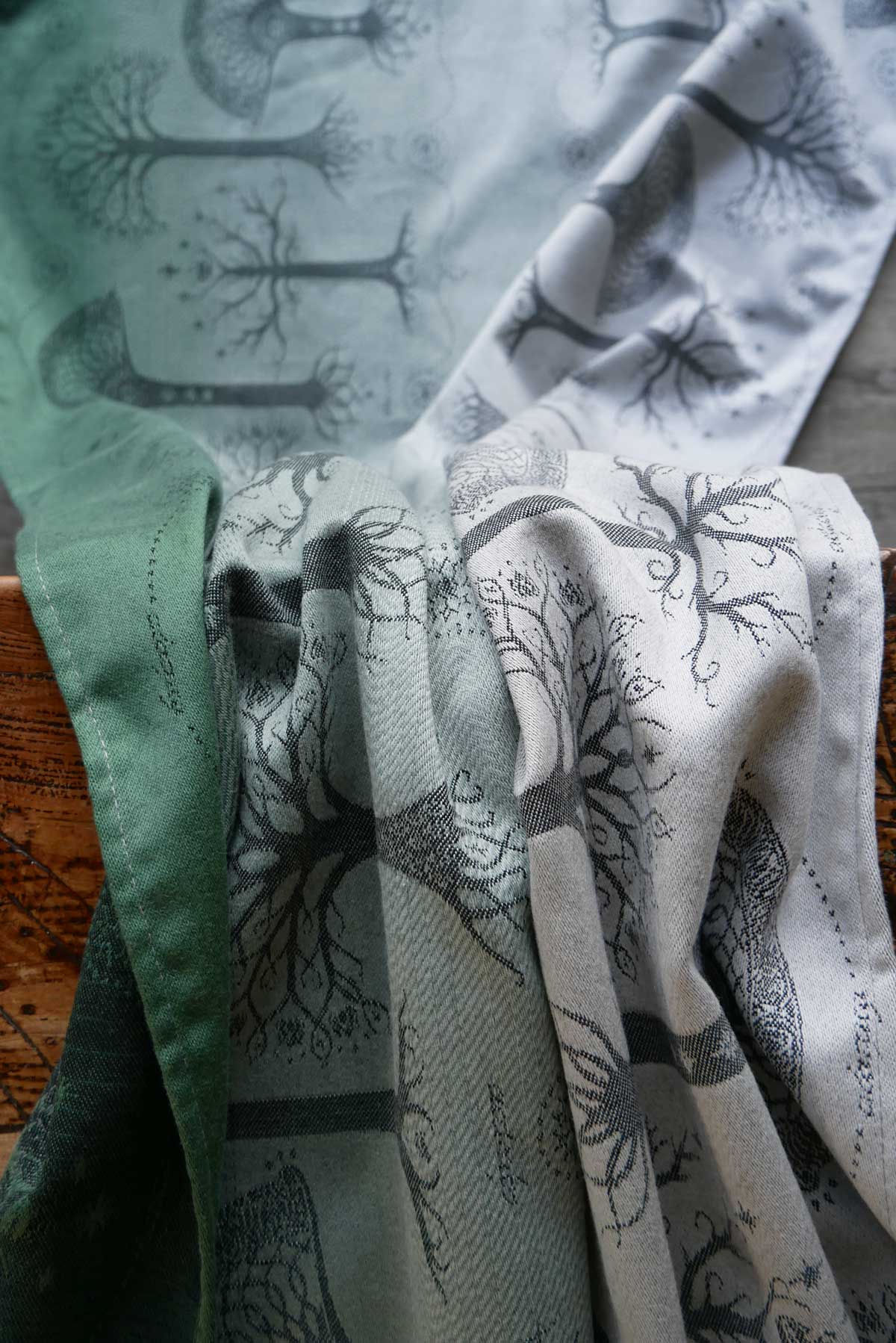 Trees of Gondor Through the Mist Baby Wrap (Woven Second) [Grade 2]
