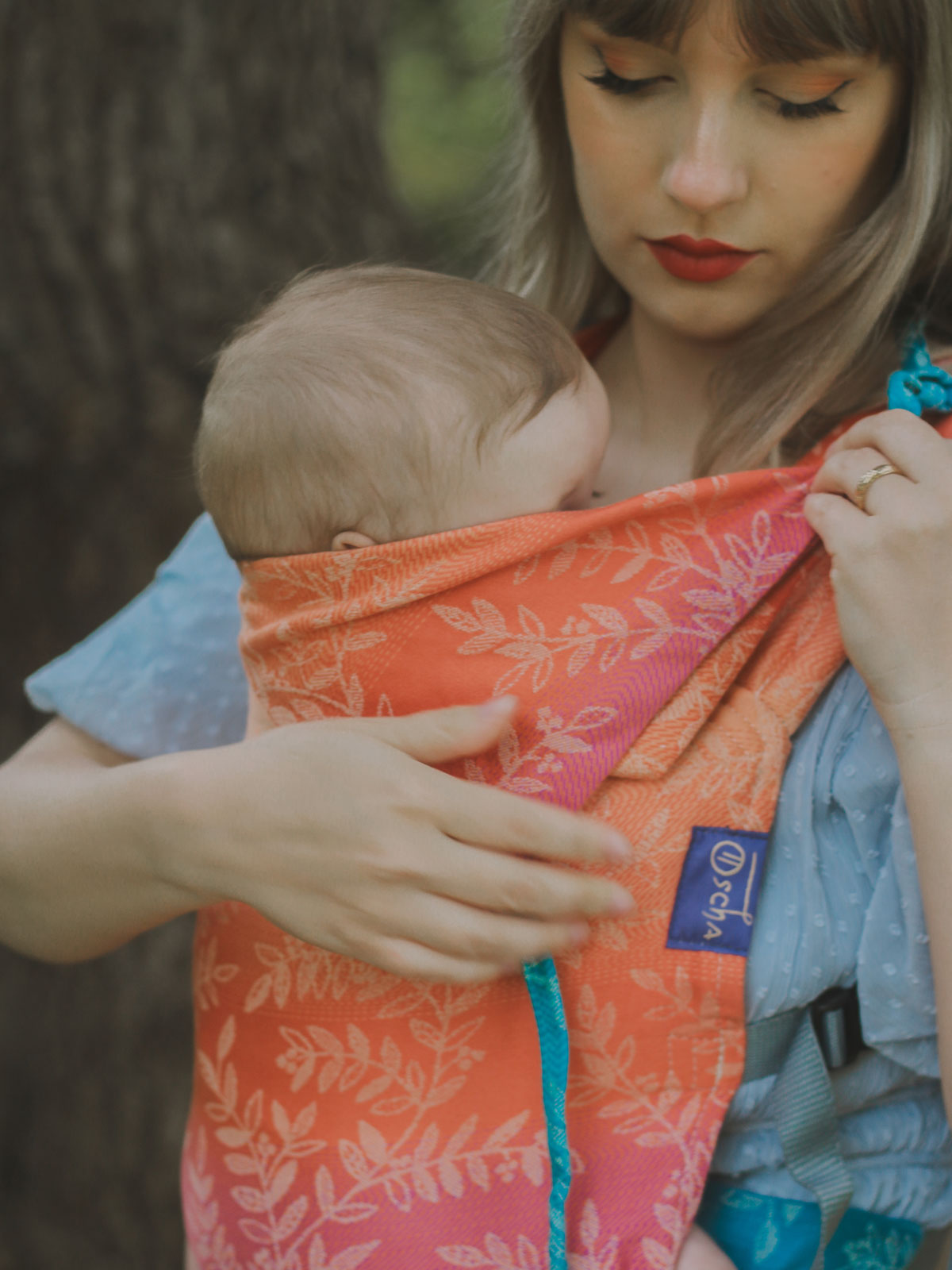 Willow Esprit with Ice Cotton Bairn Baby Carrier