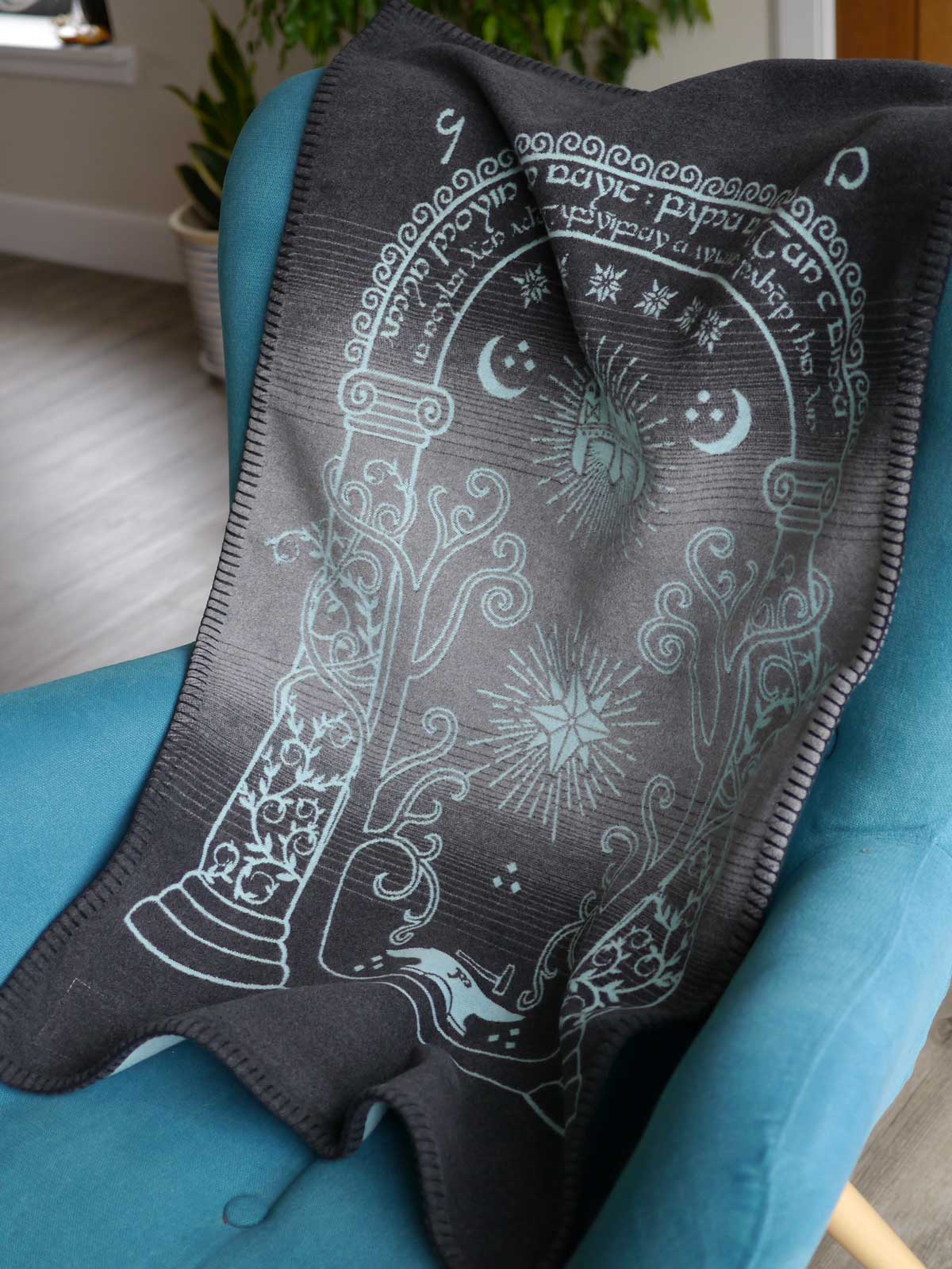Doors of Durin Guardian Brushed Cotton Baby Blanket