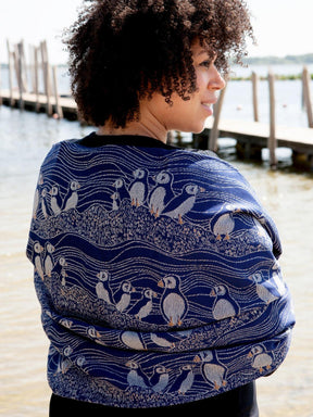 Puffins Arisaig Shawl