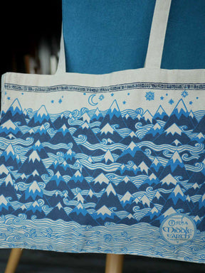 Misty Mountains Indigo Eco Tote Bag