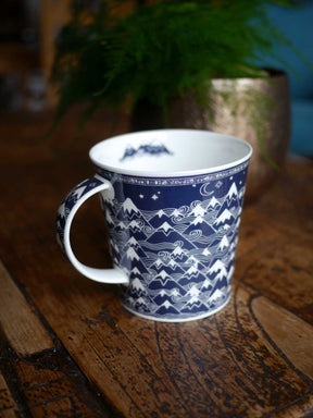 Misty Mountains Indigo Mug