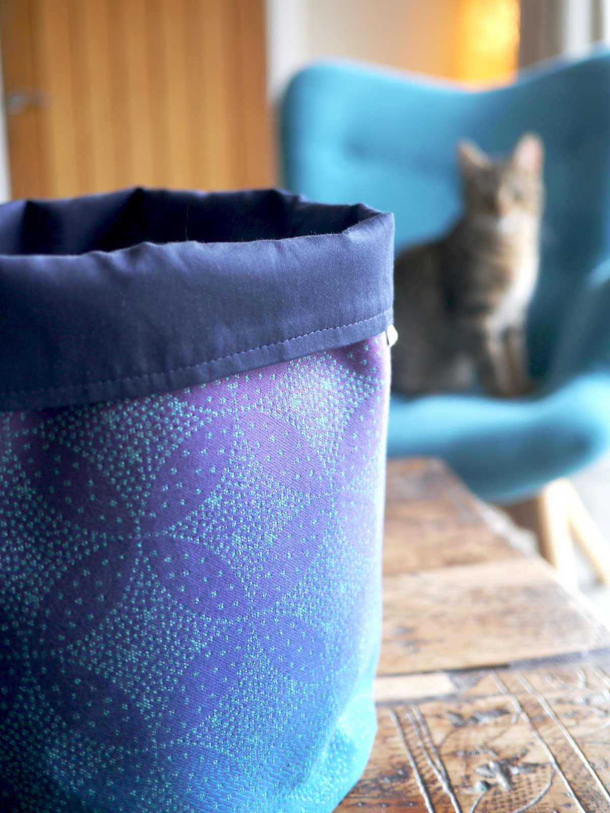 Starry Night Brew with Wild Silk Storage Basket