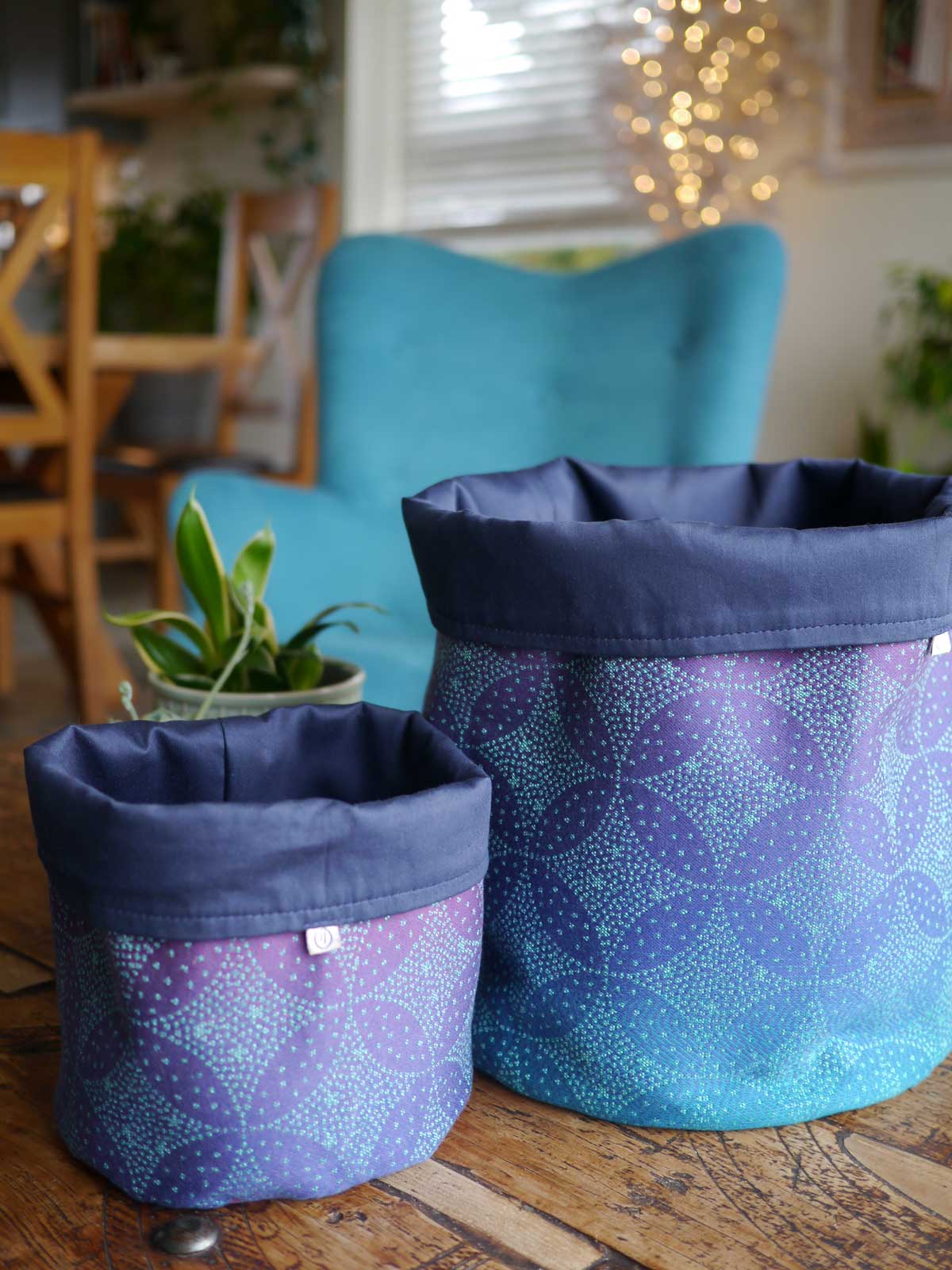 Starry Night Brew with Wild Silk Storage Basket