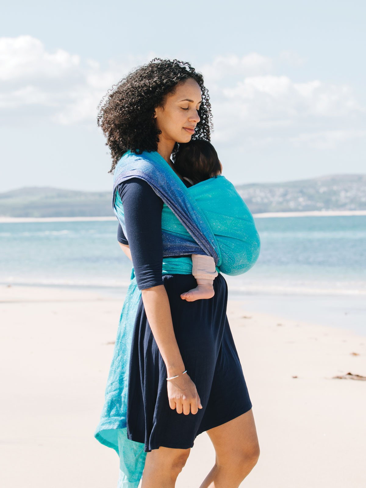 Starry Night Ocean Baby Wrap (Woven Second) [Grade 2]