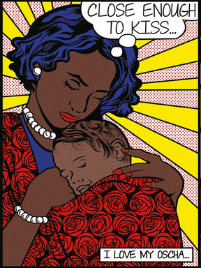 Pop Art Print: Close Enough to Kiss