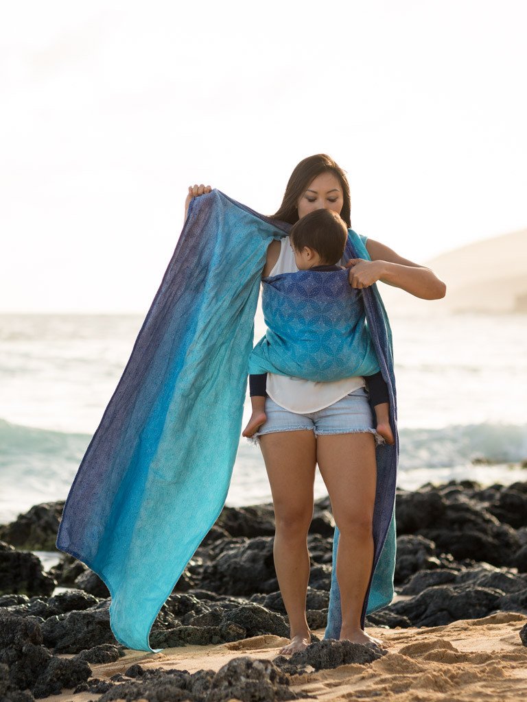 Starry Night Ocean Baby Wrap (Woven Second) [Grade 2]